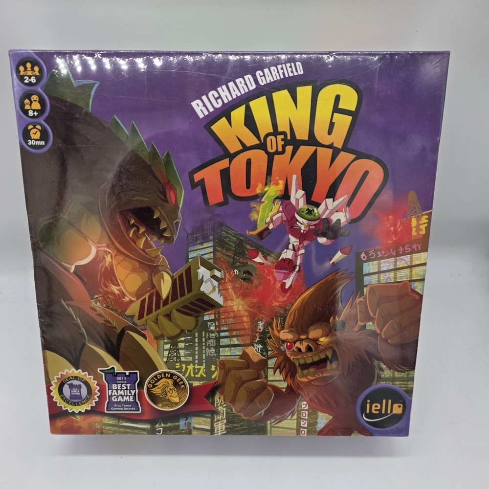 King Of Tokyo Board Game Brand New Sealed Iello Richard Garfield