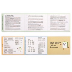 “Mah-Jinn” Mahjong For Young Player/Beginner/Starter Tiles Racks Dice YM-MJ001-A