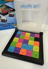 Square Up! Game COMPLETE Mindware 2009 Tile Strategy Slide Puzzle Race