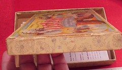 Antique 1890 Board GAME OF AMERICAN HISTORY Parker Bros Complete BOXED 8.5 X 5.5