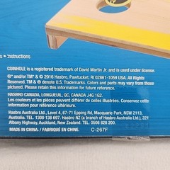 Game Coinhole The Tabletop Coin Cornhole Bouncing Party Hasbro Gaming Wood NEW