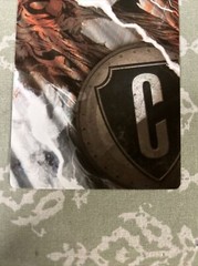 2015 DC Comics Crisis 2 Deck Game Booster Gold Oversize Crisis Super Hero Card!
