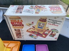 Lakeside Build a Better Burger 1984 Fast Food Family Board Game