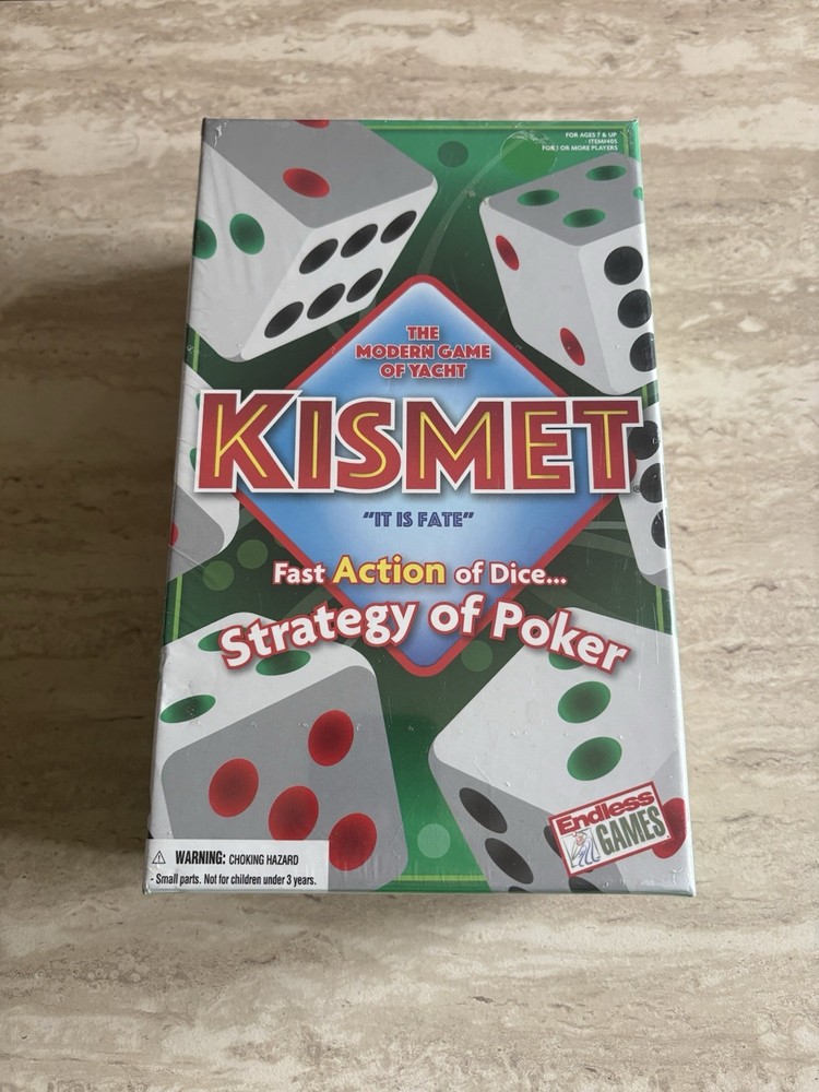 KISMET – It Is Fate – Modern Game of Yacht Dice Game Endless Games 2019 New Rare
