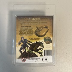 PolyHero Rogue d20 Lock and Pick Set Cold Iron Brand New