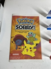Vintage Pokémon SORRY! Board Game Parker Brothers Hasbro 2000 – Complete