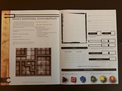 D&D Adventure Game Box Set. Pristine Components. Clean and Unpunched. 6 Dice.