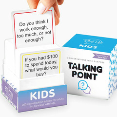 200 Kids Conversation Cards – Screen-Free Family Dinner Game and Road Trip Essen