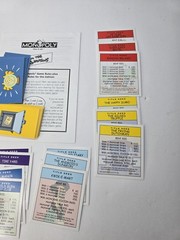 Monopoly The Simpsons 2001 Complete Title Deed Chance & Chest Replacement Cards
