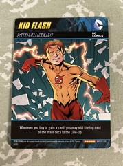 2015 DC Comics Forever Evil Deck Game Kid Flash Oversize Super Hero Promo Card!