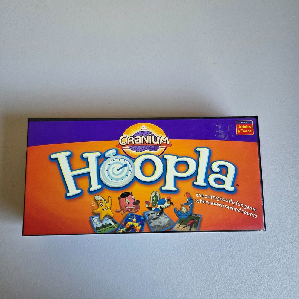 Cranium Hoopla- Adult & Teen Version. One Deck In Shrink, 2004 Ed.
