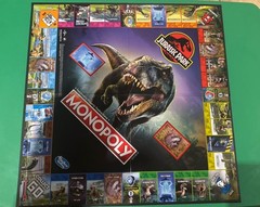Monopoly Jurassic Park Edition Board Game (2021) – 100% Complete – Working Audio