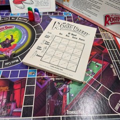 Who Framed Roger Rabbit Board Game RARE Vintage 1987 Milton Bradley