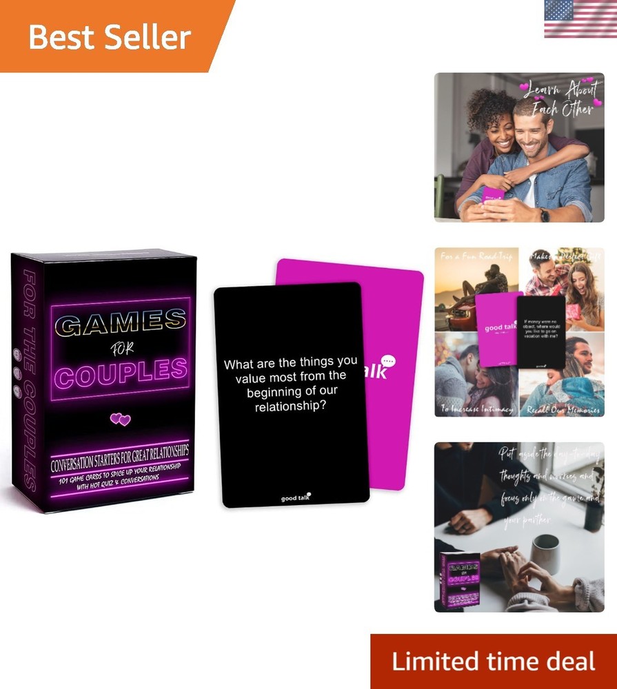 Explore Love & Laughter: Couples Conversation Starters – Gift Ready Package