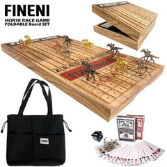 Horse Racing Game for Adults, Foldable Horse Race Board Game with 11 Luxuriou…