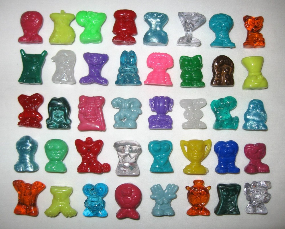 COMPLETE SET *40* CRAZY BONES GOGOS *SPORTS* SERIES *NEW* FOOTBALL SOCCER