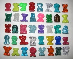 COMPLETE SET *40* CRAZY BONES GOGOS *SPORTS* SERIES *NEW* FOOTBALL SOCCER