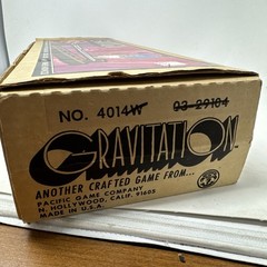 Vintage Pleasantime Gravitation Game of Skill Wood Metal Original Ball Pacific
