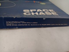 Space Chase, Board Game, 1967 Rand McNally, Rare HTF, Apollo Space Race Cold War