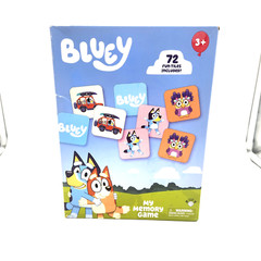 Bluey™ My Memory Game 72 Cards Matching Skills 2-6 Players Portable & Durable