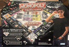 Monopoly Millionaire Edition Board Game – First to a Million Wins, Luxury Theme