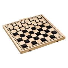 Chess Backgammon Checkers Set – Field 50mm – With Carry Handle
