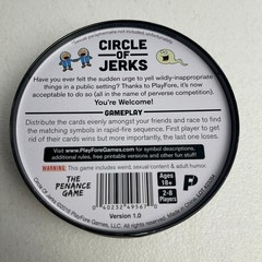 PlayFore – Circle of Jerks – Adult Humor Card Game