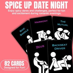 Foreplay and Sex Position Card Game – Go Fish Adult Game for Couples – 82Card…