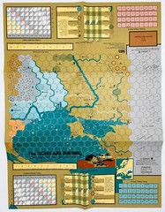 The Tigers are Burning Campaigns for the Ukraine 1943-44 Game, Unpunched w/Map