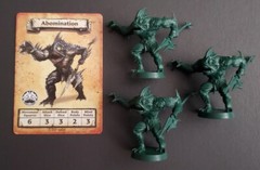 HeroQuest 3x Abomination 28mm Fantasy Miniatures D&D