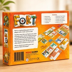 FORT Deckbuilding Card Board Game Leder Games Complete 2020 1st Edition EUC