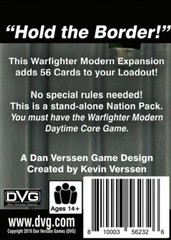 DVG Warfighter: Modern Expansion #53 South Korea Dan Verssen Games NISW