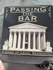 PASSING THE BAR BOARD GAME 1999 by P&R Educational Games LAW COMPLETE ~NICE!