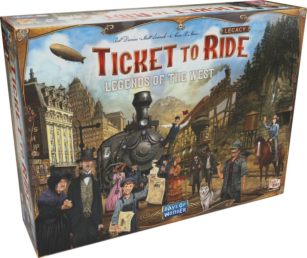 Asmodee Ticket to Ride Legacy: Legends of The West Board Game – The Ultimate