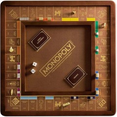 CLEARANCE – WS GAME Monopoly Luxury, Walnut Collector’s Set (US Edition)