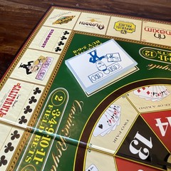 Casino Royale Board Game-combines Elements of Craps Roulette Poker-Complete Set
