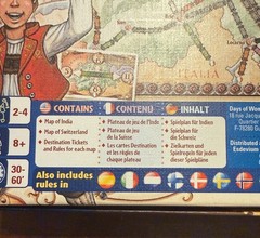 Ticket To Ride India Map Collection Vol 2 Days of Wonder Switzerland Sealed Card