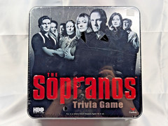 The Sopranos Trivia Game HBO Cardinal Metal Collectors Tin New