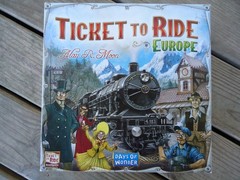 Ticket to Ride Europe Boardgame Days of Wonder DO7202 Used Complete Family Game