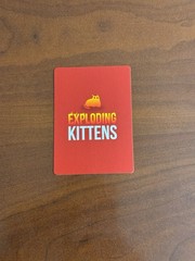 SUPER RARE Exploding Kittens Black Box Press Kit Promo, Card Only