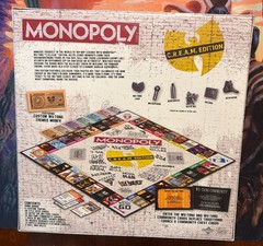 New Sealed Wu Tang Clan Cream (C.R.E.A.M. Edition) Monopoly Board Game x1
