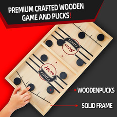 Fast Sling Puck Game – Test Your Speed and Accuracy with This Fast-Paced Wooden