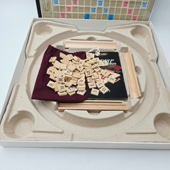 Milton Bradley 1989 #4034 Scrabble Deluxe Edition Board Game Complete Turntable