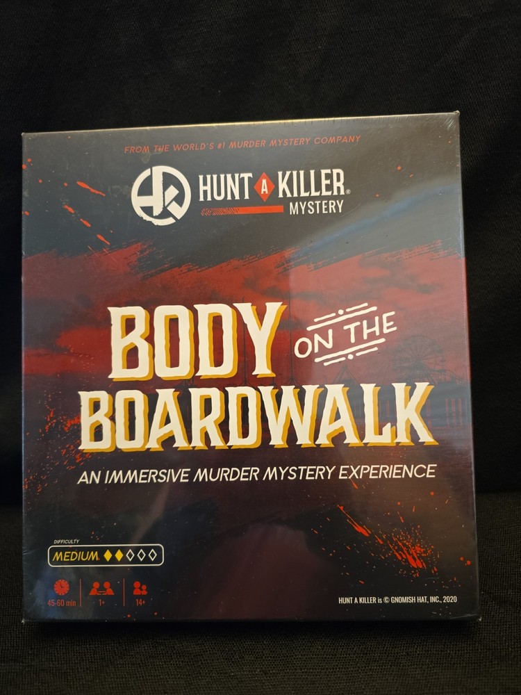 Hunt A Body On The Boardwalk Immersive Murder Mystery Game Family New