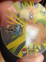 Rare Vtg Pokemon Camerupt Numel Crystal Tazos Taso Pogs Mexico Cheetos Doritos