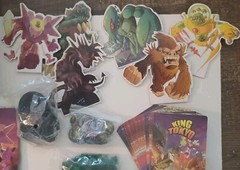 KING of TOKYO Board Game IELLO Richard Garfield 2014 – COMPLETE EXCELLENT
