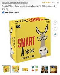 Smart A** Party Game from University Games, 2 to 6 Players Ages 12 and Up