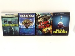 SHARK WEEK! Jaws Game & DVD Bundle. JAWS Board Game New & 7 Shark DVDS Used