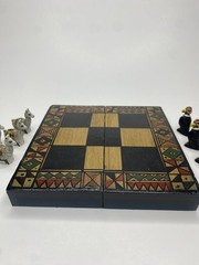 Handmade Multicolored Peruvian Tic Tac Toe Board – FAST shipping! VGC