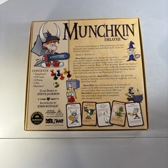 Munchkin Deluxe Board Game Steve Jackson Games SJG1483 Complete 100% Verified